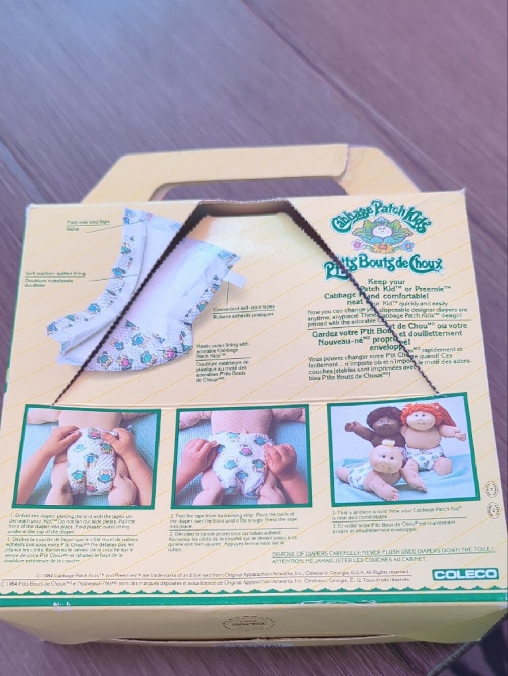 Cabbage Patch Kids Disposable Diapers In Box - Picture 2 of 7